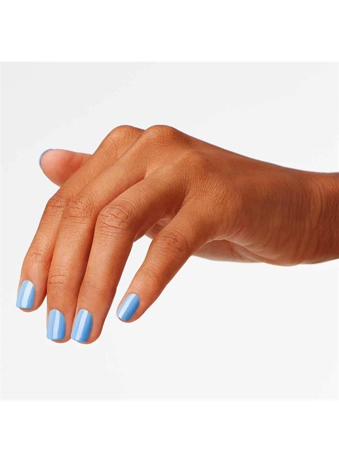 OPI Nail Lacquer, Rich Girls & Po-Boys, Blue Nail Polish, New Orleans Collection, 0.5 fl oz