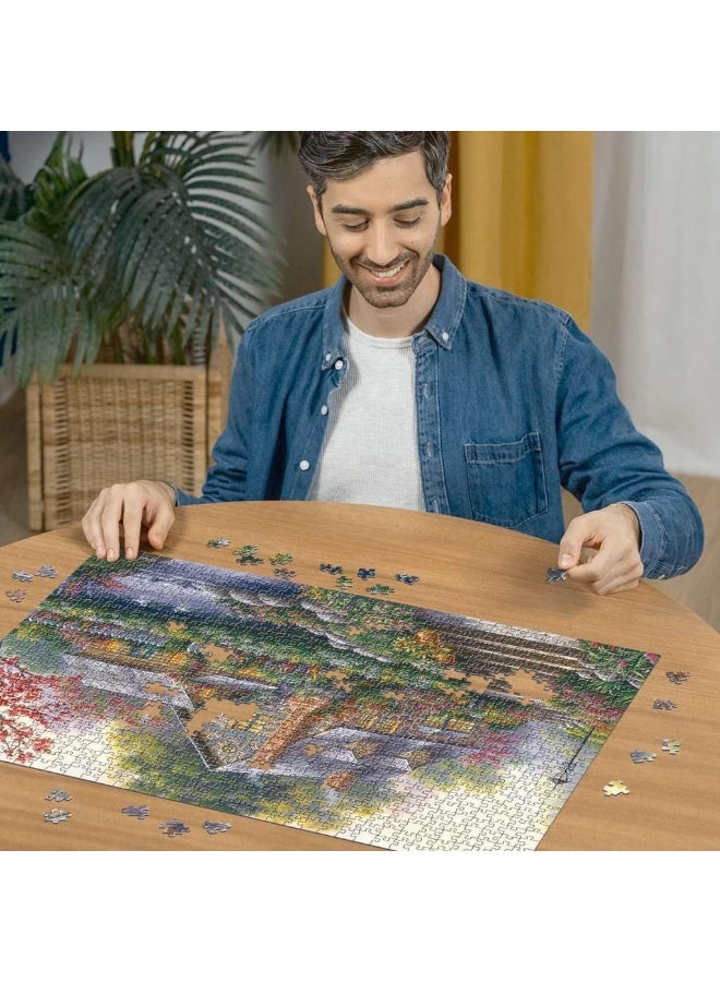 Tenyo 1000-piece puzzle, manor garden theme puzzle, high-quality educational puzzle game, colored jigsaw puzzle, decorative puzzle, anniversary gift / family entertainment / friendship puzzle among friends - Image 3