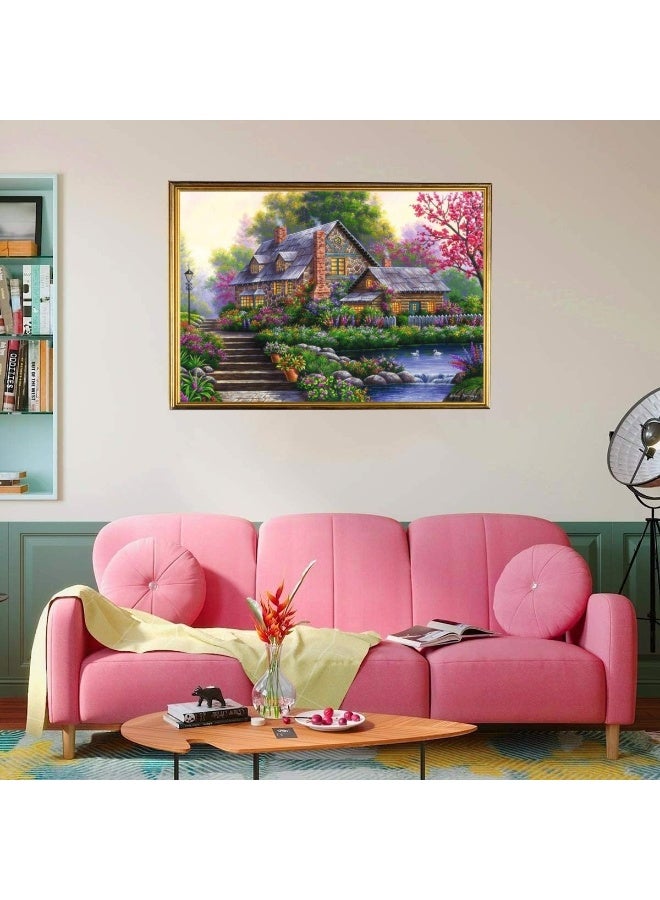 Tenyo 1000-piece puzzle, manor garden theme puzzle, high-quality educational puzzle game, colored jigsaw puzzle, decorative puzzle, anniversary gift / family entertainment / friendship puzzle among friends - Image 4