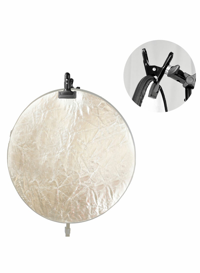 Excefore Photo Studio Heavy Duty Metal Clamp Holder with 5/8 Light Stand and Umbrella Reflector Holder - Image 5