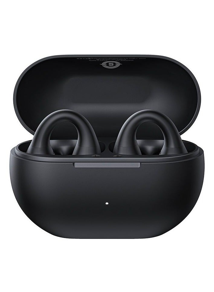 Baseus OS Bass 15 Clip Open-Ear True Wireless Earphones Cluster Black - Image 1