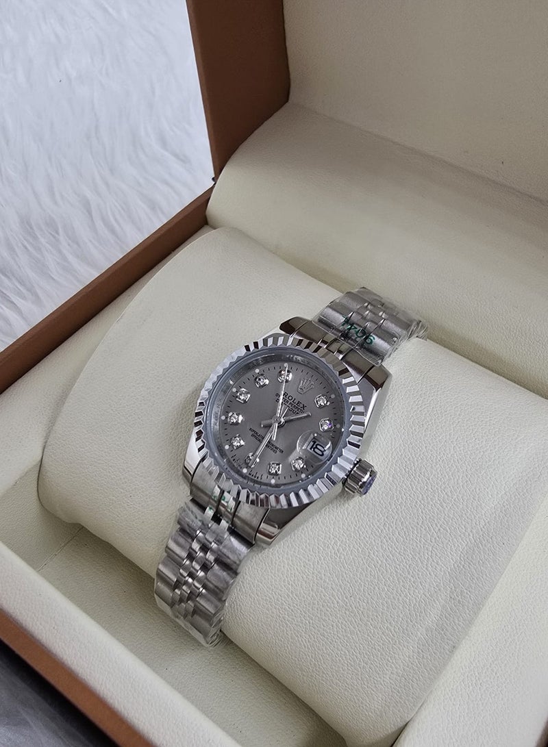 Rolex Women's watch with gray dial 