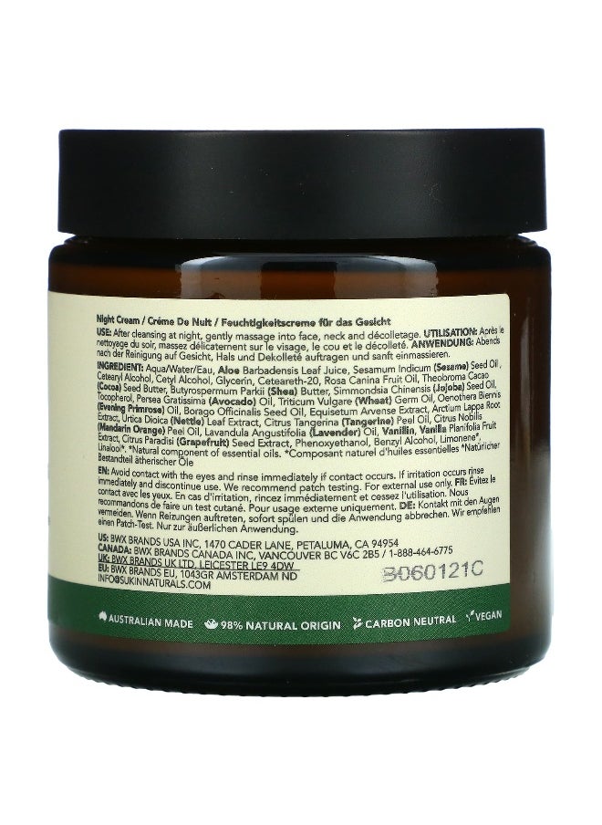 Sukin Sukin, Moisture Restoring Night Cream, 4.06 fl oz (120 ml)  - Image 2