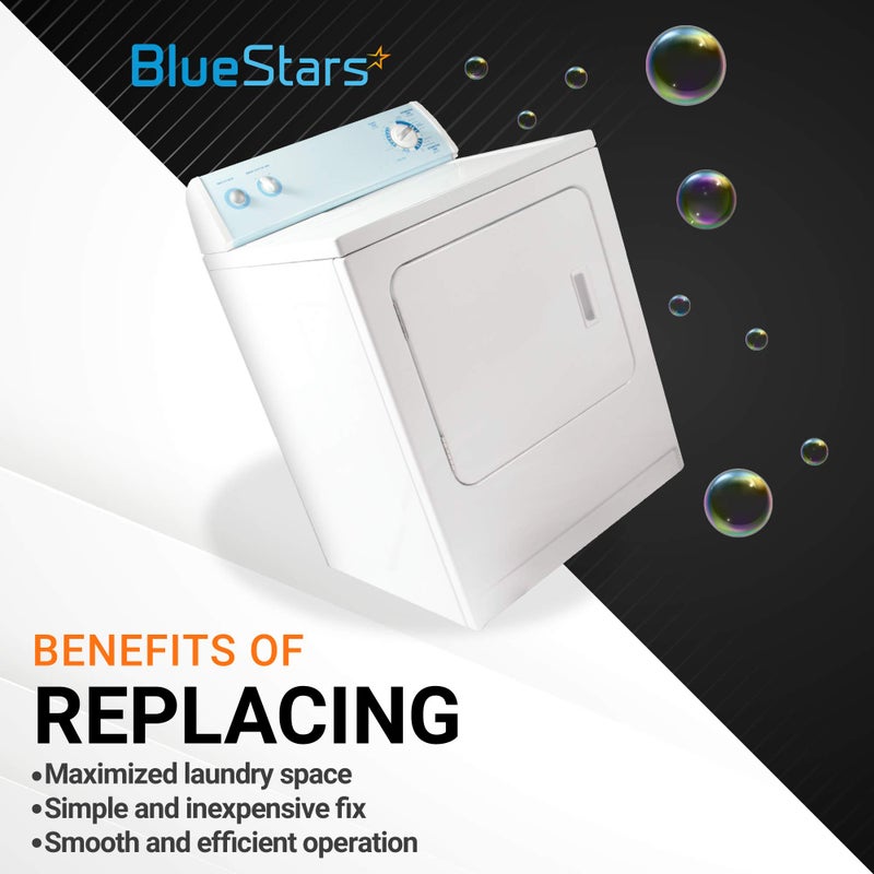 BlueStars طقم تكديس 8572546 الفائق المتانة للغسالة والمجفف - بديل موفر للمساحة من بلوستارز - يناسب موديلات ويرلبول وكينمور - يستبدل AP3866331، PS990537 - Image 3