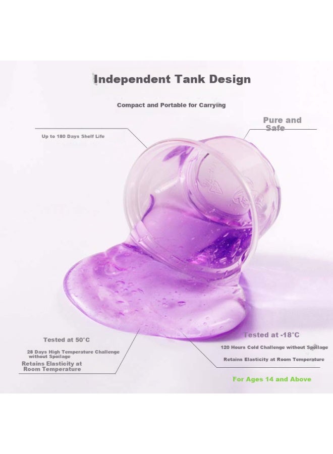 Letrel Children's Handmade Diy Toy Internet Celebrity Bubble Gum Decompression Slime Non-sticky Hand Crystal Mud Hug Milk Set - Image 2