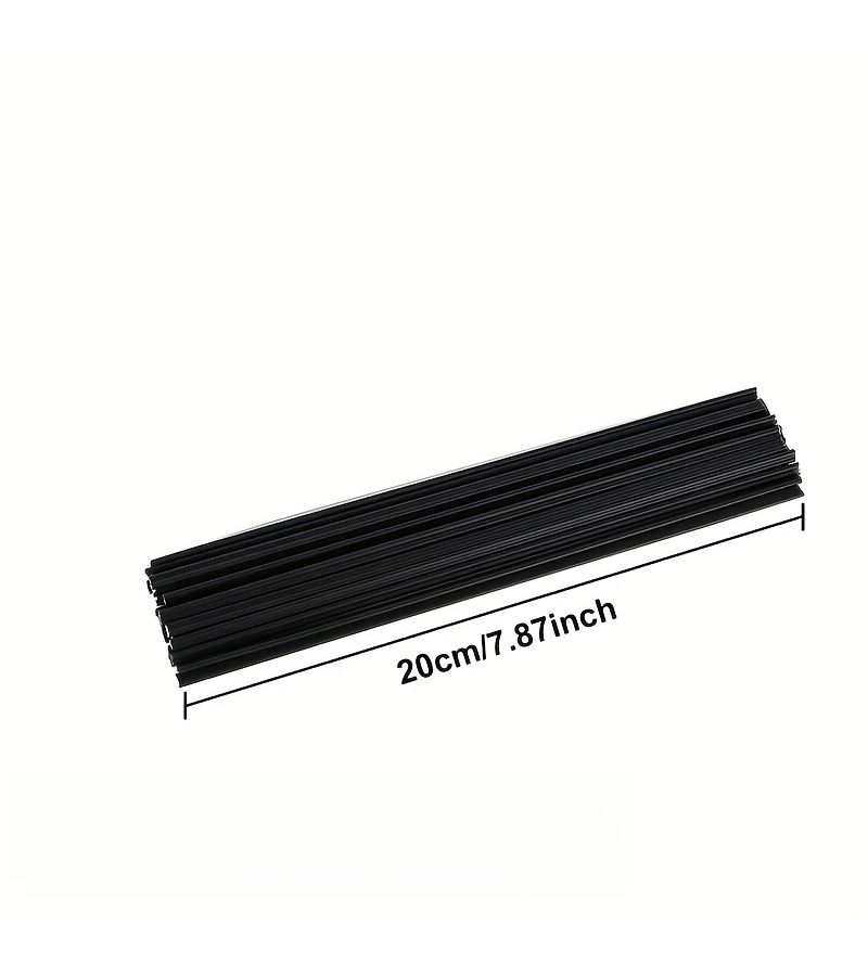 PP Welding Strips Black 20pcs for Auto Bumper Kayak Repair - Image 2