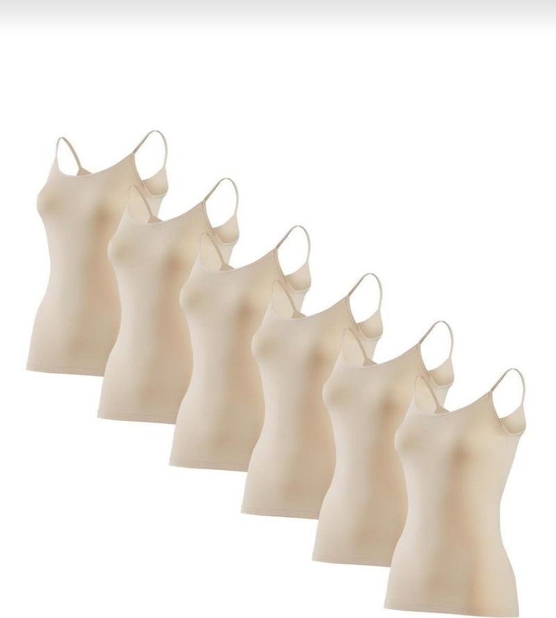 Yıldız Yildiz 2362 Women's Bamboo Rope Strap Undershirt 12 Pieces  - Image 1