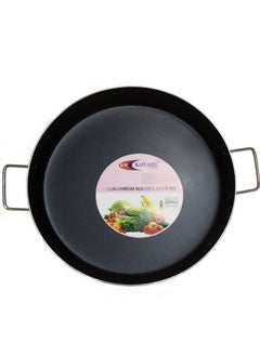 KAWASHI Healthy Cooking Aluminium Pallepan Non-Stick Black 38CM  - Image 1
