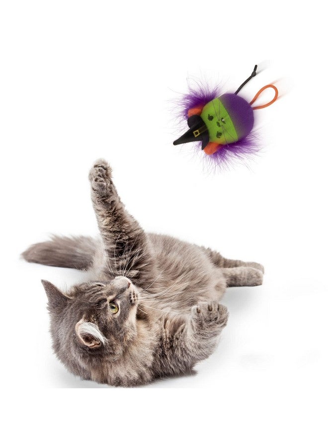 Petlinks Halloween Grumpy Witch Launcher Cat Toy  Green/Purple, One Size - Image 3