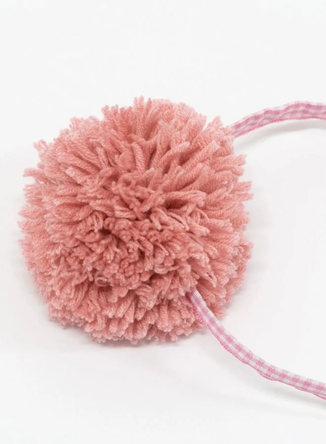 ميري ميري Pink Pompom Headband