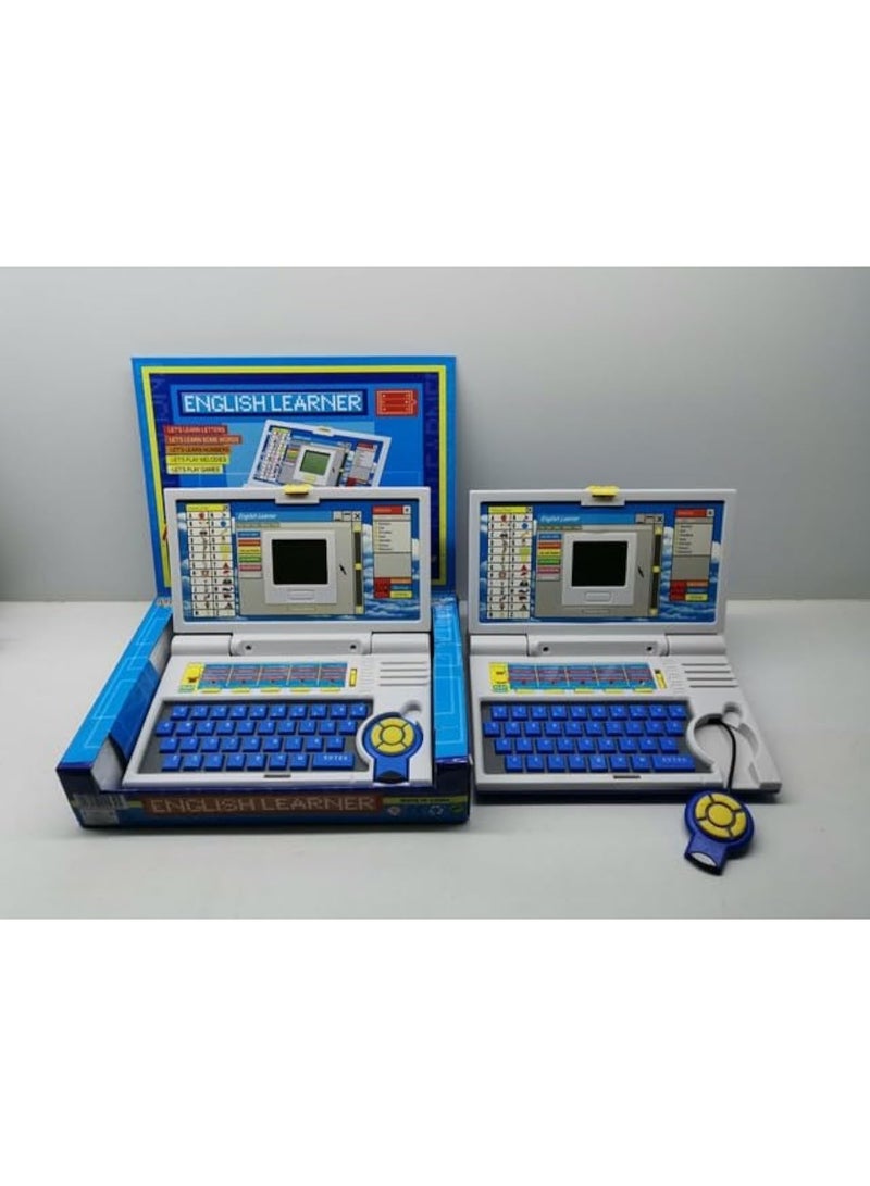 لابتوب تعليم الأطفال – كمبيوتر تعليمي بـ 20 نشاطًا للتعلم واللعب | لابتوب تعليمي للأطفال لتعلم الإنجليزية، الحروف، التهجئة، الأرقام والموسيقى | جهاز تعليم تفاعلي للأطفال والرضّع | لعبة تعليم مبكر وهدية مثالية للأولاد والبنات - Image 4