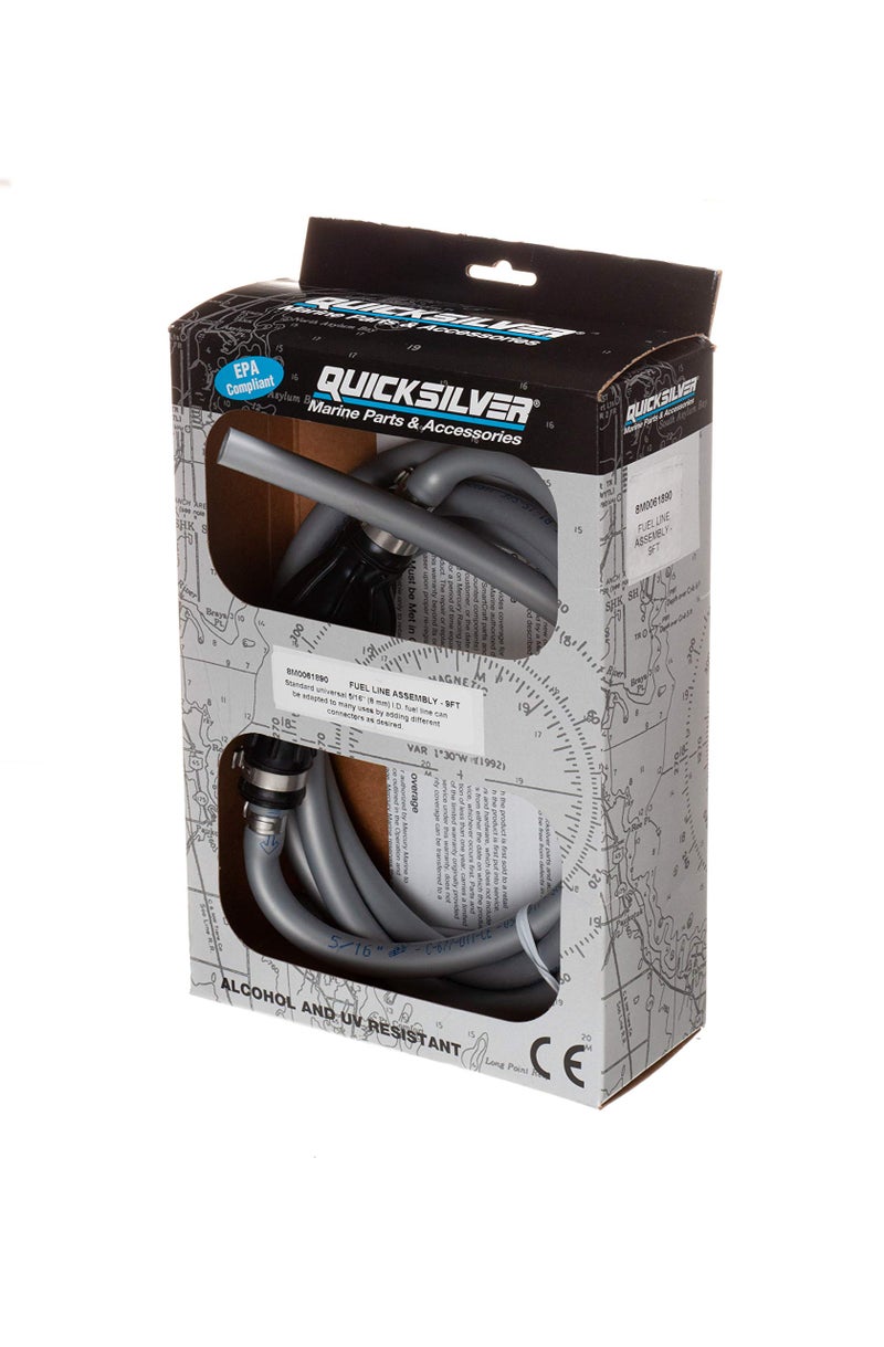 Quicksilver 8M0061890 Fuel Line Assembly - 9 Ft. Long with Primer Bulb - Image 5
