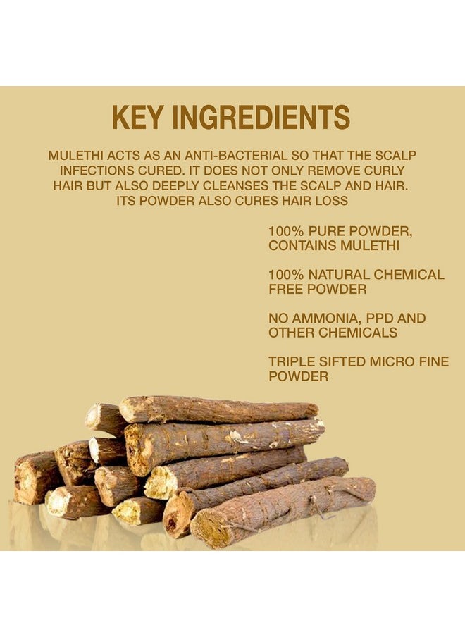 Pure Herbology Pure & Natural Mulethi Powder For Body, Skin And Hair, Licorice Powder - 100Gm  - Image 4