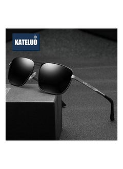 KATELUO Sunglasses Original KATELUO for males Polarized UV400 protection With Full Set Sun Protection Category 3 Suitable for driving car Black Lense and Black frame style Light Weight For men  - Image 4