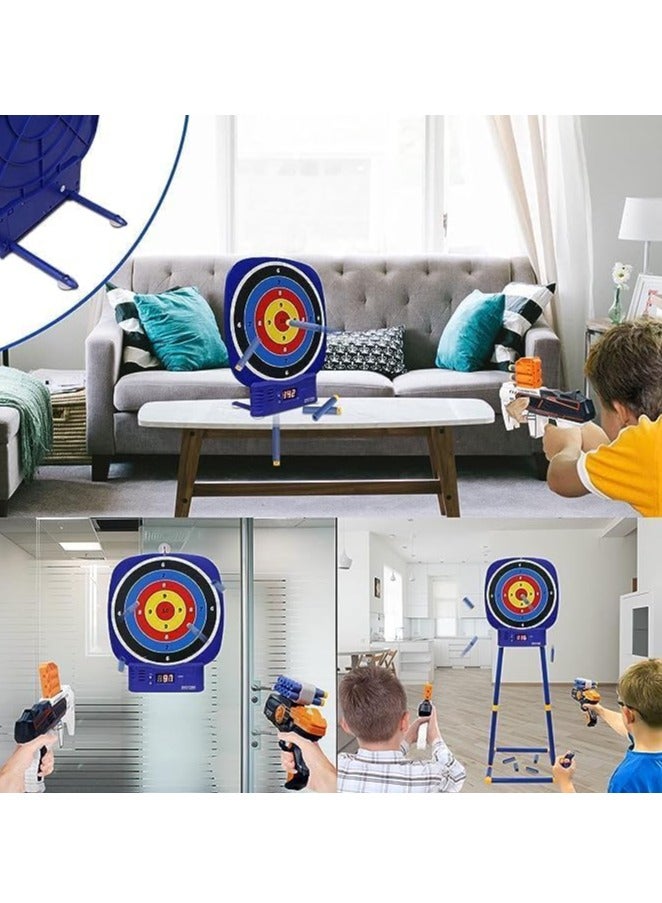 UKR Electronic Shooting Target Toy – Round Digital Scoring Game for Boys Ages 5-10+ with 2 Foam Dart Blasters – Fun Interactive Play - Image 5