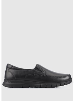 eclipse Black Leather Women's Shoes  - Image 1