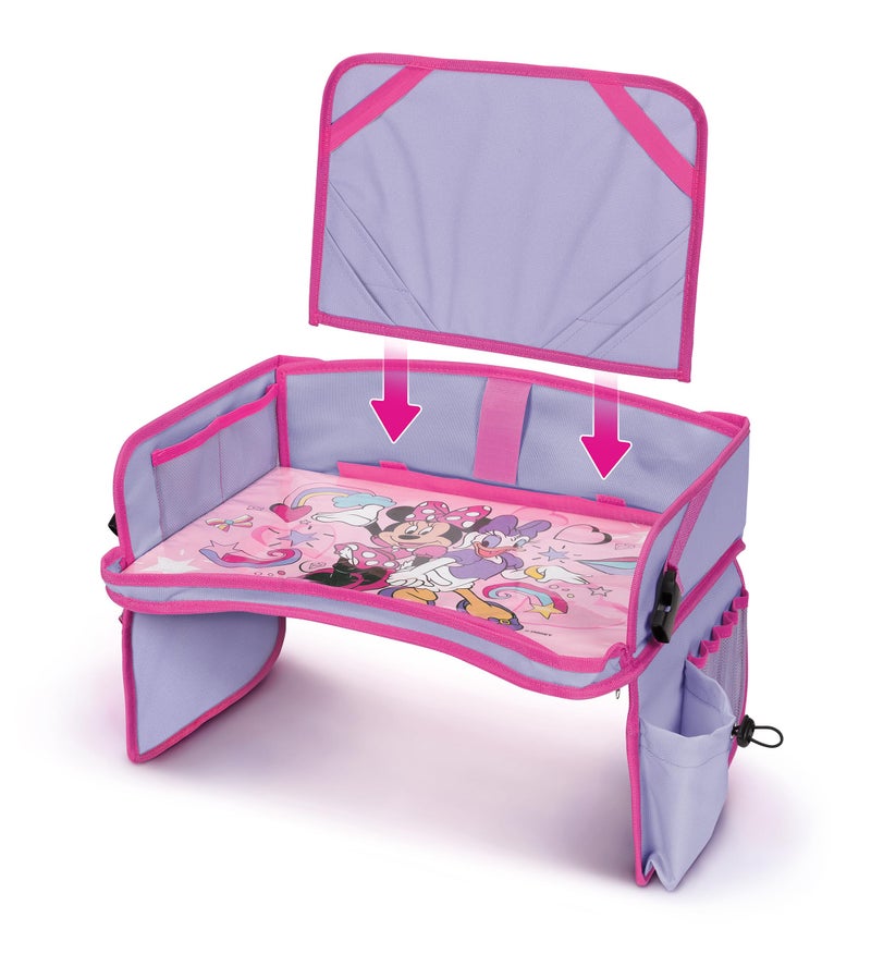 Minnie Mouse Kids Travel Tray for Toddler, Car Seat Tray for Roadtrip Essentials & Activities - Image 2