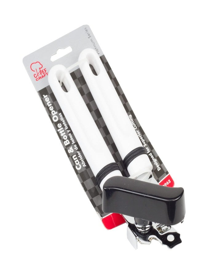 شيف كرافت فتاحة علب وزجاجات أساسية من الفولاذ المقاوم للصدأ من شيف كرافت، 7.5 بوصة، أبيض - Image 2