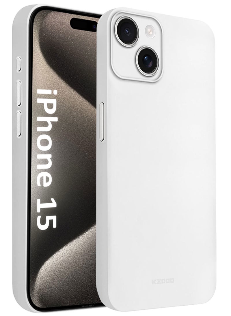 KZDOO ( for iPhone 15 ) Ultra Thin Case Cover Air Skin Series Back Cover Sturdy Durable Case Drop Protection Cover - Transparent Clear - Image 1
