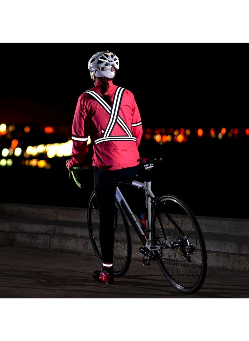 Huitich - High-Visibility Reflective Safety Belt, Safety Waist Belt, and Safety Jacket Blue - Image 1