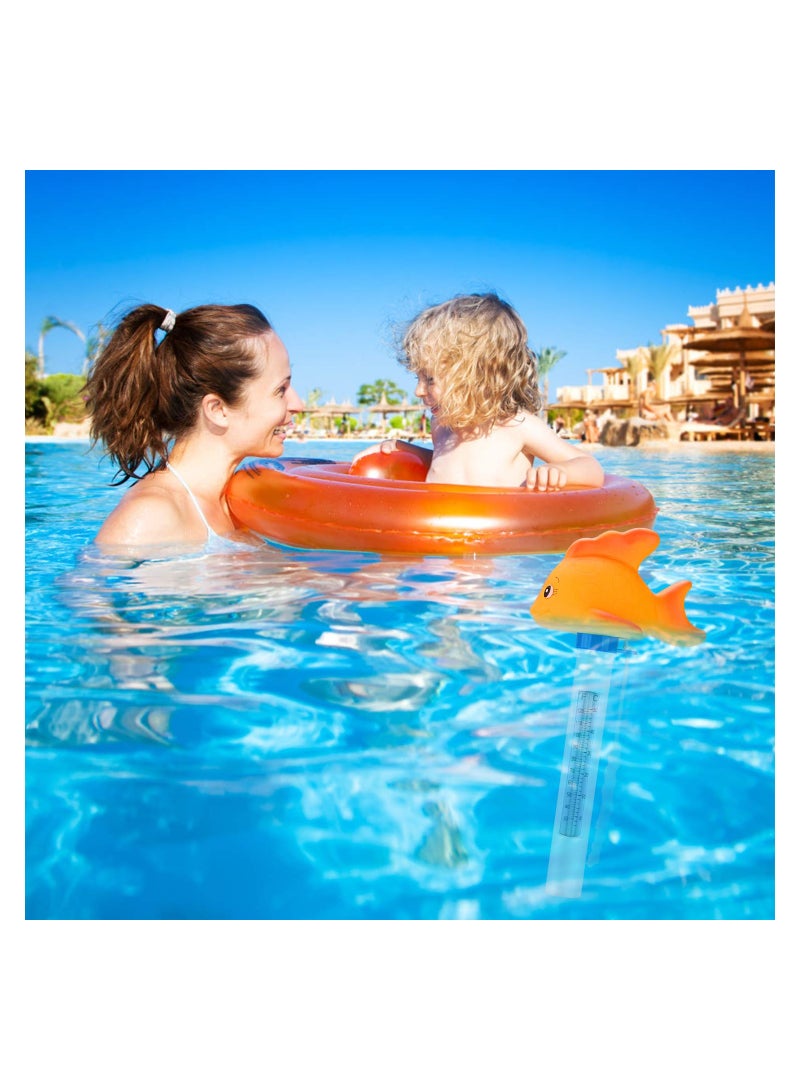 Generic Floating Pool Thermometer, Large Size Easy Read for Water Temperature, Shatter Resistant with String for Outdoor and Indoor Swimming Pools and Spa  - Image 3