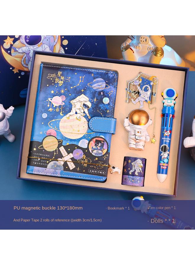Bluejw 2023 Opening Season Learning Prizes Astronaut Stationery Suit Gift Box Boy's Birthday Gift Hand Account Big Gift Bag - Image 1