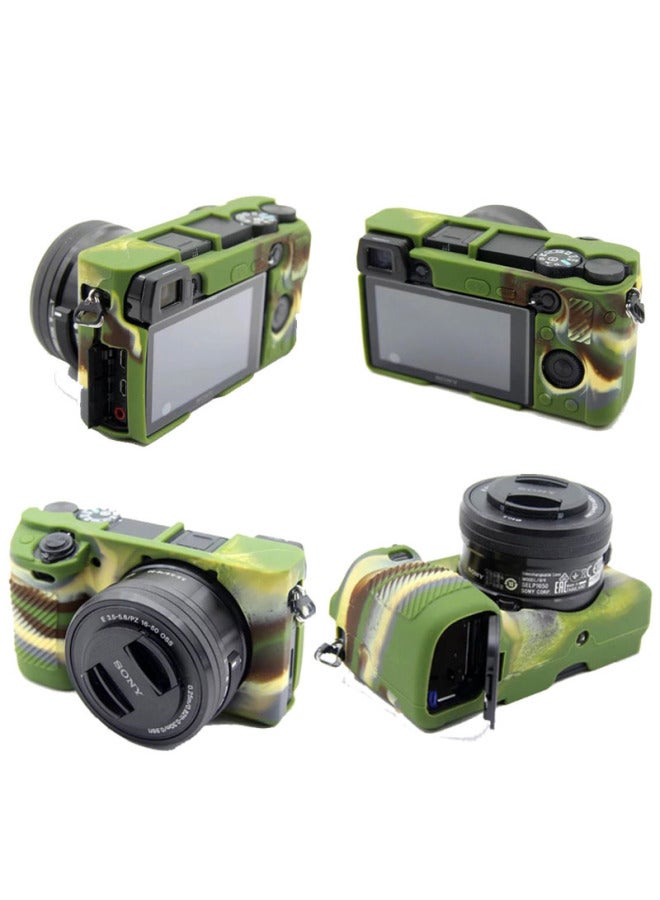 Silicone Sleeve For Sony Micro Single A5100/A5000 A6000 Silicone Sleeve Micro Camera Protective Cover Accessories-Color:A6000 Green  - Image 5