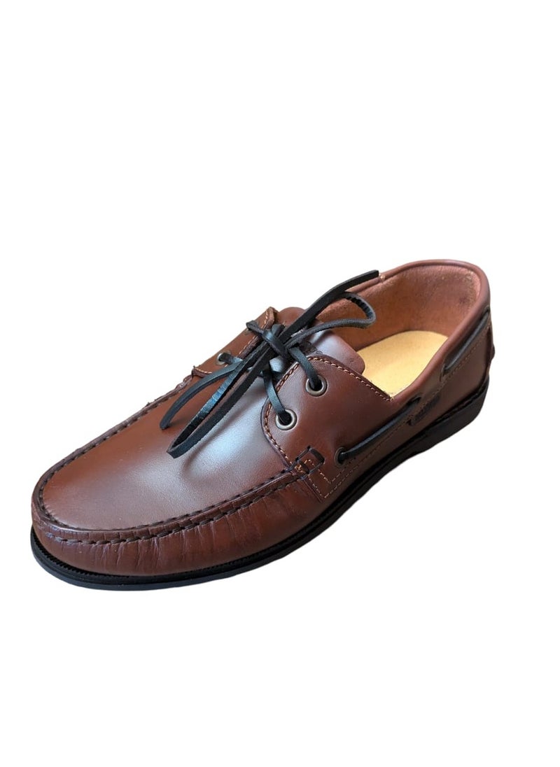 No branded Brown Boat Shoes, Made In Portugal, EUR 42  - Image 2