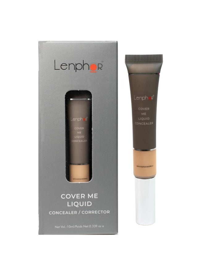 Lenphor Cover Me Liquid Concealer/Corrector Ivory 10ml | High-Coverage, Natural-Looking Finish - Image 2