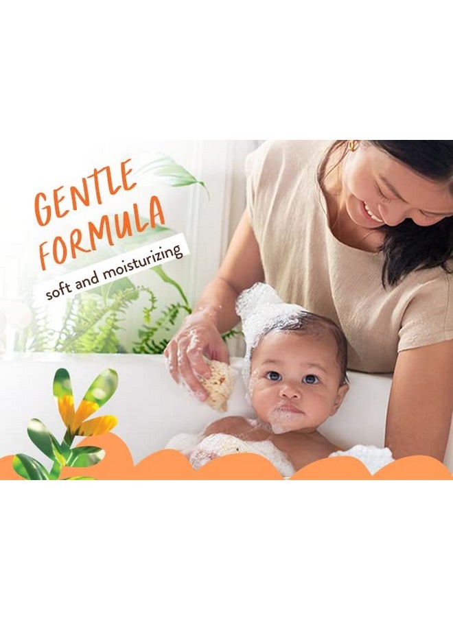 Babo Botanicals - Sensitive Baby Fragrancefree 2In1 Shampoo & Wash Shea Butter Calendula & Aloe Vera Ewg Verified Crueltyfree Vegan Pediatrician Tested For Babies & Kids 16 Fl Oz - Image 1