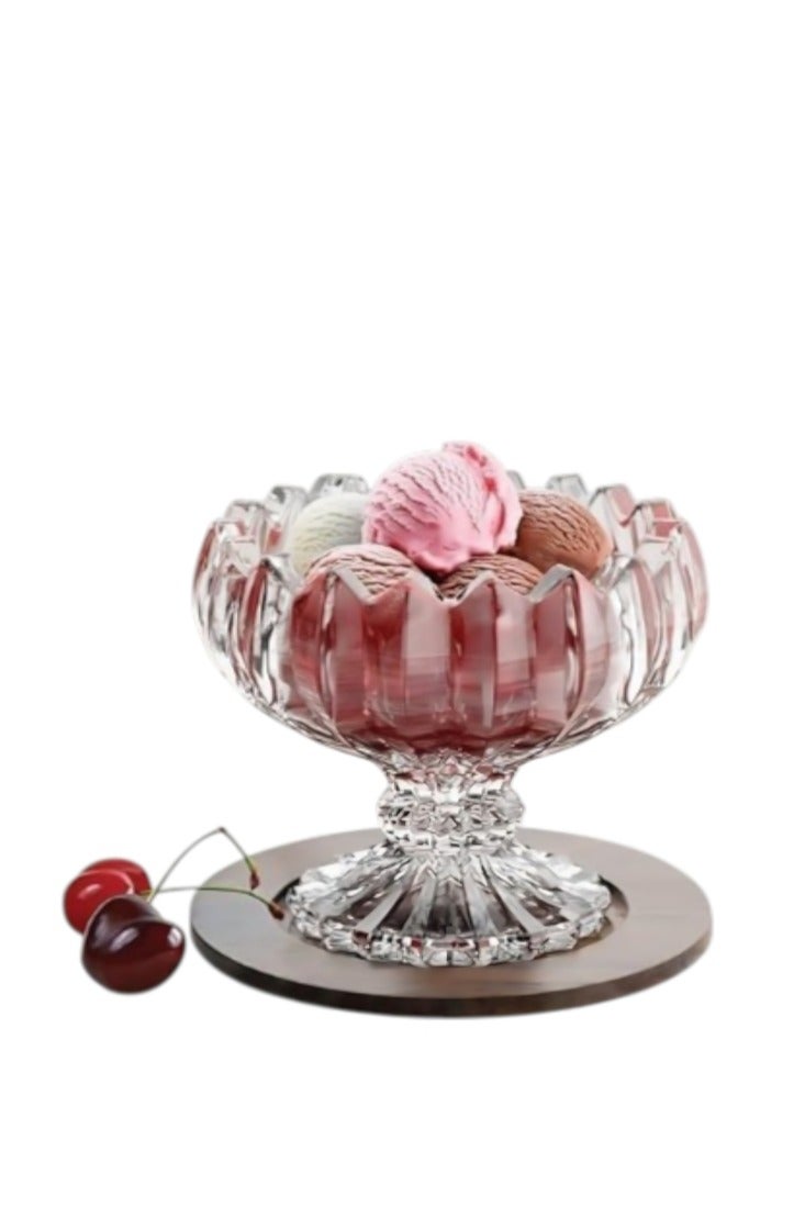 كوب زجاجي يصلح للايس كريم للفواكة والجيلي - قطعة واحدة - Image 2