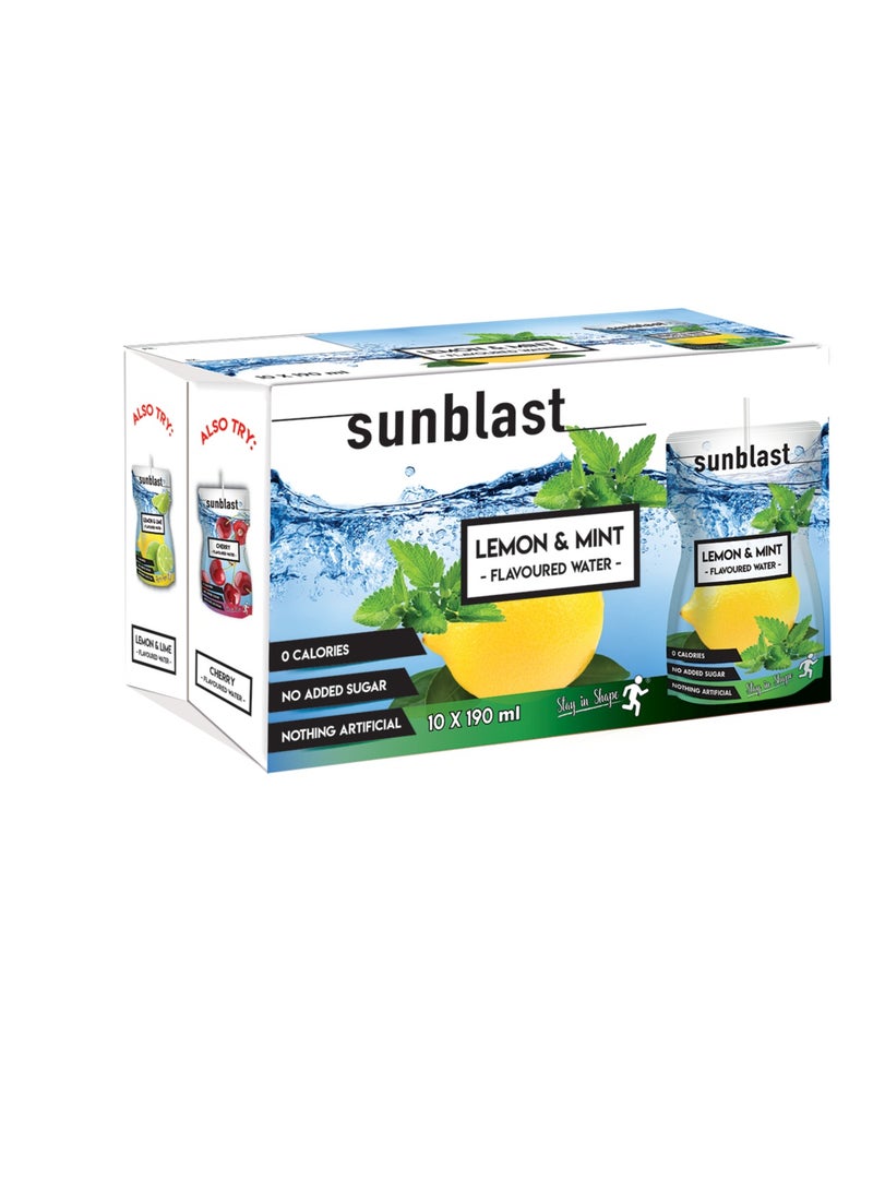 Lemon And Mint Packaged Water 10 x 190ml