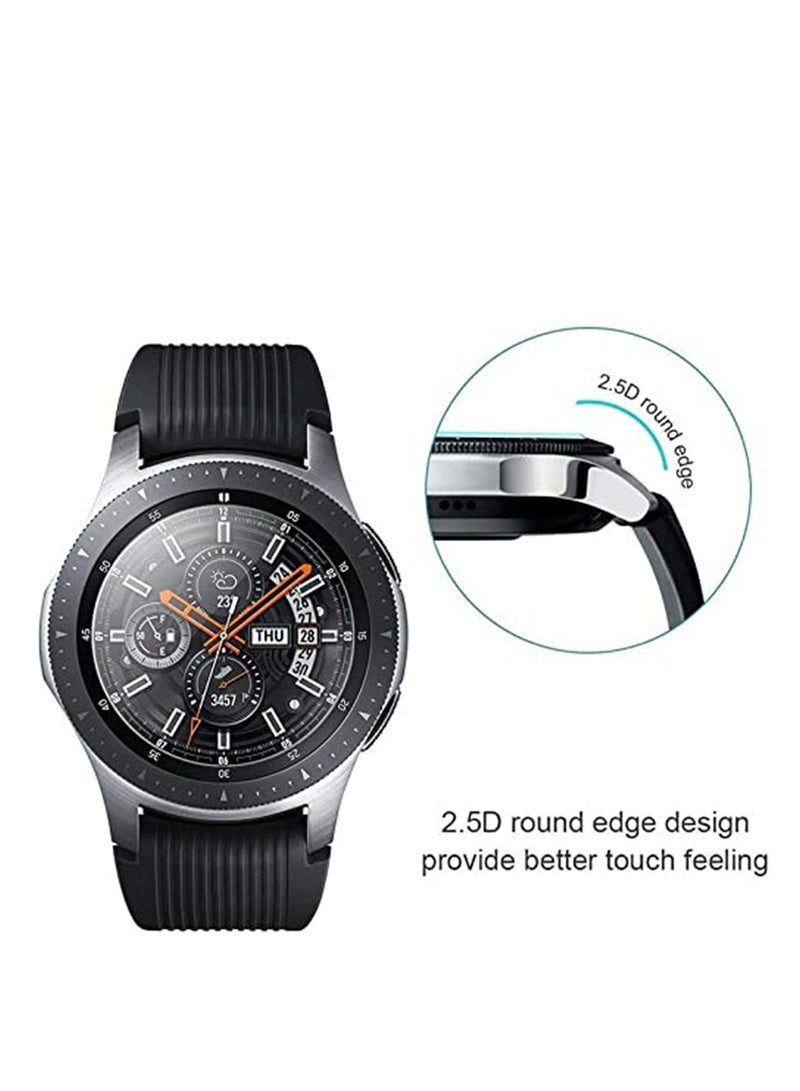(3Pack) Screen Protector Compatible For Samsung Galaxy Watch7 44mm Ultra Clear 2.5D Slim 9H Tempered Glass Film (Watch7 44mm Clear Glass) - Image 4
