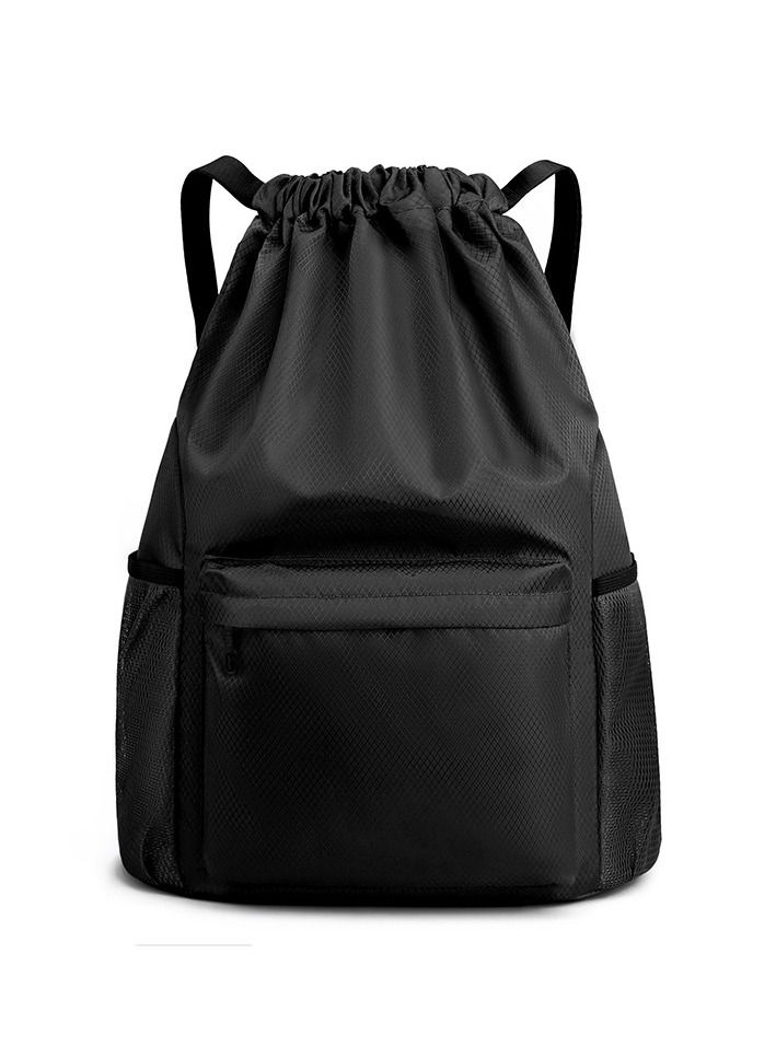Drawstring Bag Multi-Pocket Dry And Wet Separation Backpack - Image 1
