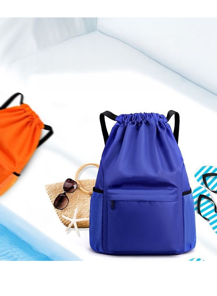 Drawstring Bag Multi-Pocket Dry And Wet Separation Backpack - Image 2