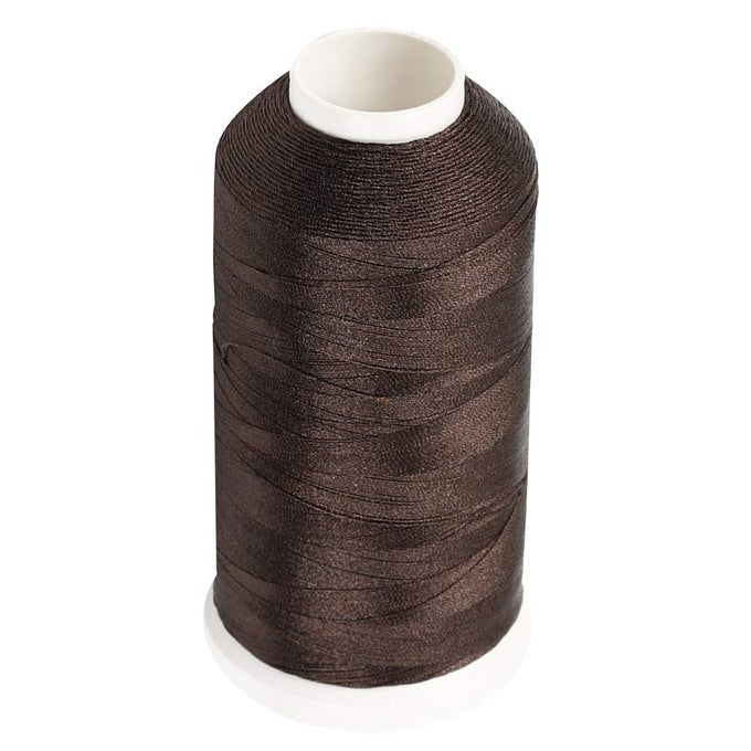 BONDED NYLON N66 SEWING THREAD 1500 YARDS SIZE 69 T70 210D3 FOR LEATHER DENIM HAND MACHINE CRAFT SHOE BAG REPAIRING STRONG HEAVY DUTY HIGH TEMPERATURE RESISTANT WATERPROOF BROWN