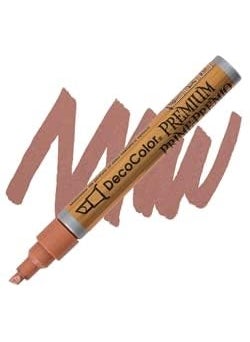 HOUSE HATCH HOUSE HATCH Decocolor Premium Metallic Paint for DIY Resin Art Crafts Glass Art Journaling Scrapbooking Stone Decor 5mm Chisel Tip Set of 1 Copper 