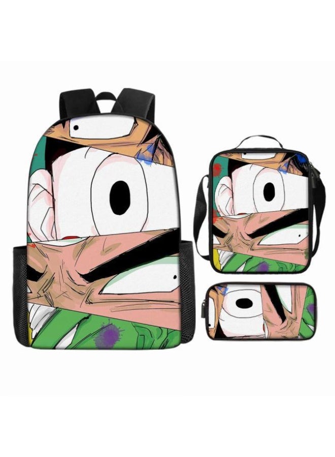 general Common universal printed backpack - three-piece backpack combination (available for students, children, friends on outings, mountain climbing, etc.) - 26 - Image 3