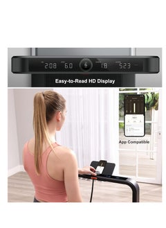 KINGSMITH Walkingpad Kingsmith X21 Treadmill Double Fold Running Walking Pad NFC Enabled Smart Sensors With Integral Aluminum Alloy Frame Structure Speed 0.5-12 Km/H Walking In The Office - Home  - Image 4