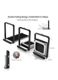 KINGSMITH Walkingpad Kingsmith X21 Treadmill Double Fold Running Walking Pad NFC Enabled Smart Sensors With Integral Aluminum Alloy Frame Structure Speed 0.5-12 Km/H Walking In The Office - Home  - Image 2