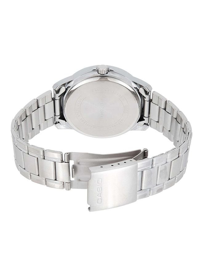 CASIO Men Dress Analog Watch MTP-V004D-7 - 40 mm - Silver - Image 2