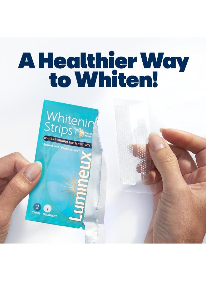 Lumineux Teeth Whitening Strips 21 Treatments, 42 Strips Certified Non Toxic Sensitivity Free Whiter Teeth 7 Days NO Artificial Flavours, Colours, SLS Free, Dentist Formulated - Image 5
