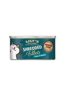 Lily's Lily's Kitchen Shredded Fillets Tuna & Salmon In Broth Wet Cat Food  - Image 1