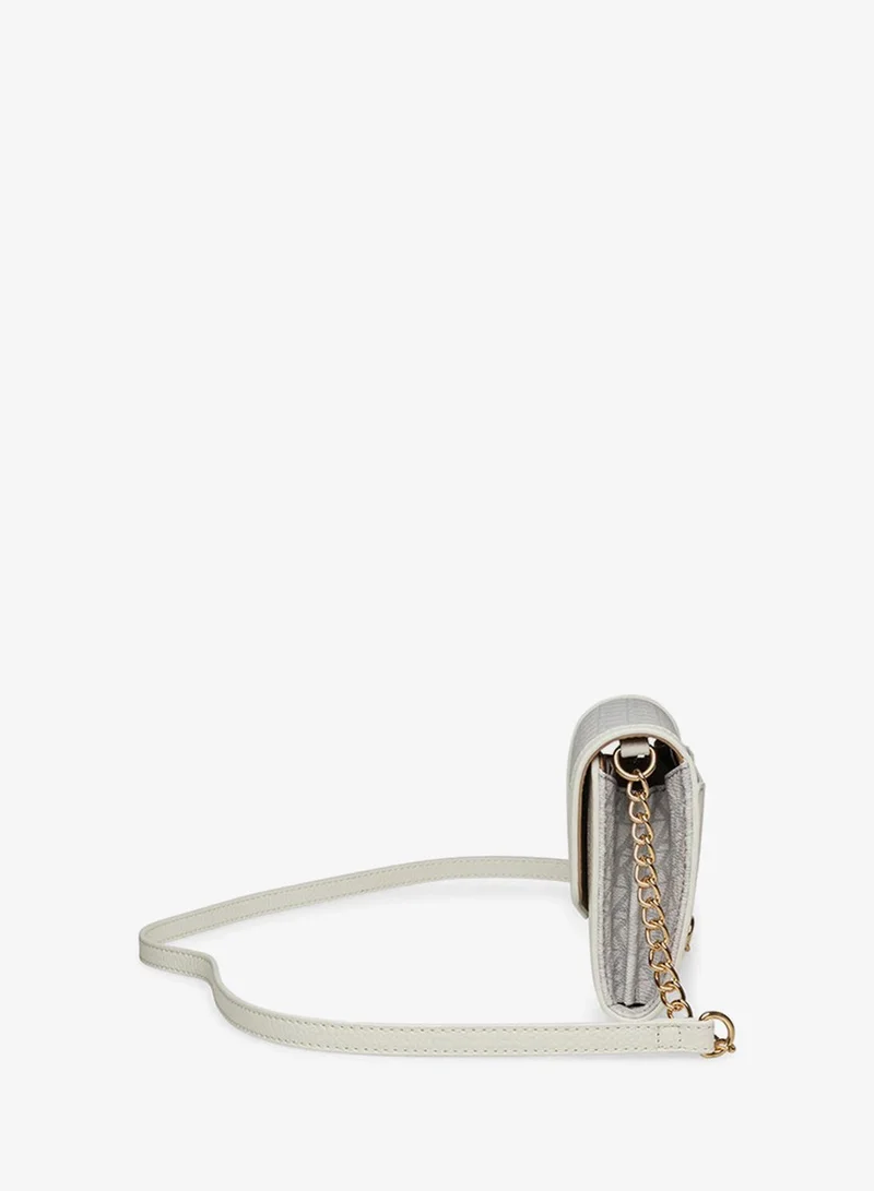 ANNE KLEIN  Anne Klein Monogram Patterned Flap Crossbody Bag for Women | Best Price UAE
