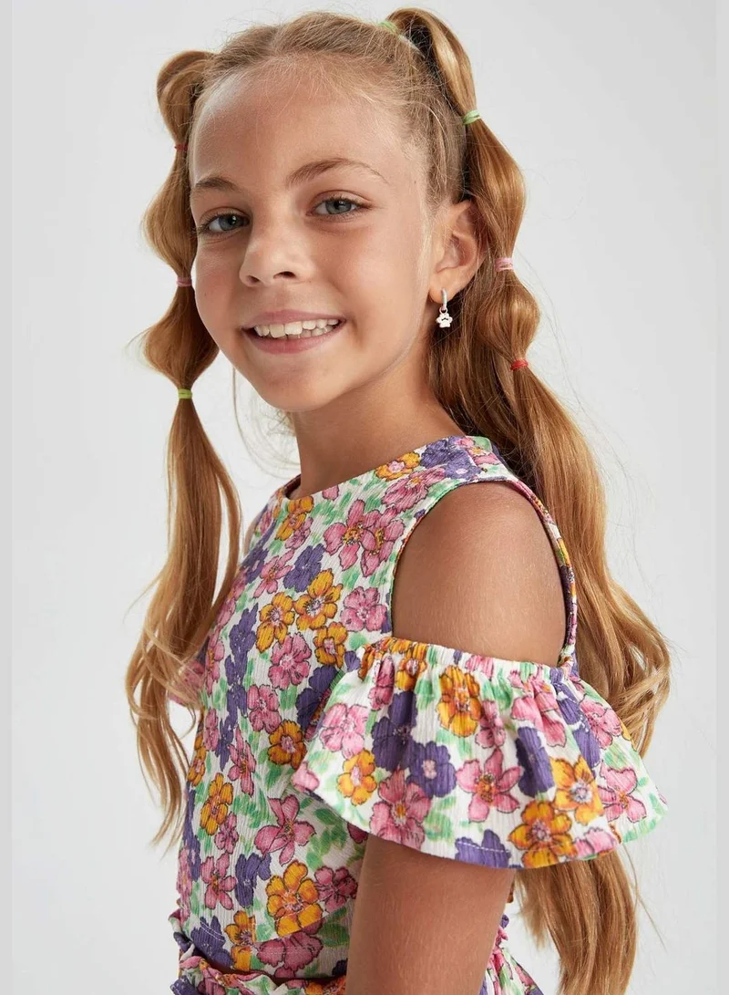 DeFacto 2 Pack Girl Knitted Bike Neck Sleeveless Knitted set