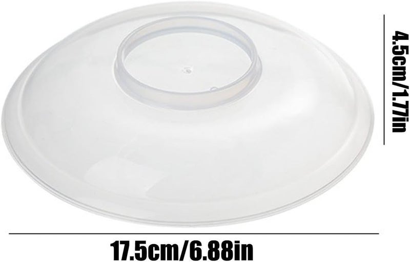 Microwave Food Cover - Clear Kitchen Plate Lid with Vent,Food Cover Microwave,for Oven Home Cooking Bakeware Cake Dorm Bowl Dish - Image 5