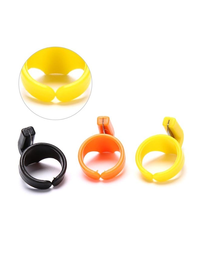 Plastic Thimble Sewing Ring Thread Cutter Finger Knife Sewing Craft DIY Tool  - Image 3