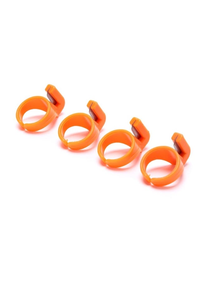 Plastic Thimble Sewing Ring Thread Cutter Finger Knife Sewing Craft DIY Tool  - Image 5