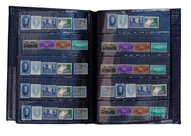 Lewano ® Stamp Collection Album 20 Pages(10 Sheet) (400 to 600 Stamp Capacity) - Image 1