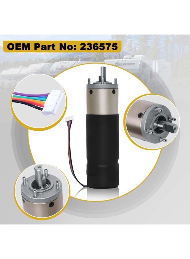FHRHRY 236575, Rv In-Wall Slide-Out Motor Compatible With Lippert Schwintek Slide System, Ig-42 10Mm Assembly, For Travel Trailer And Camper | 300:1 High Torque Gear Ratio, 12V - Image 4